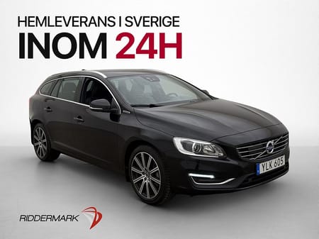 Volvo V60 D5 Plug-in Hybrid Summum Skinn Värmare 1-Brukare