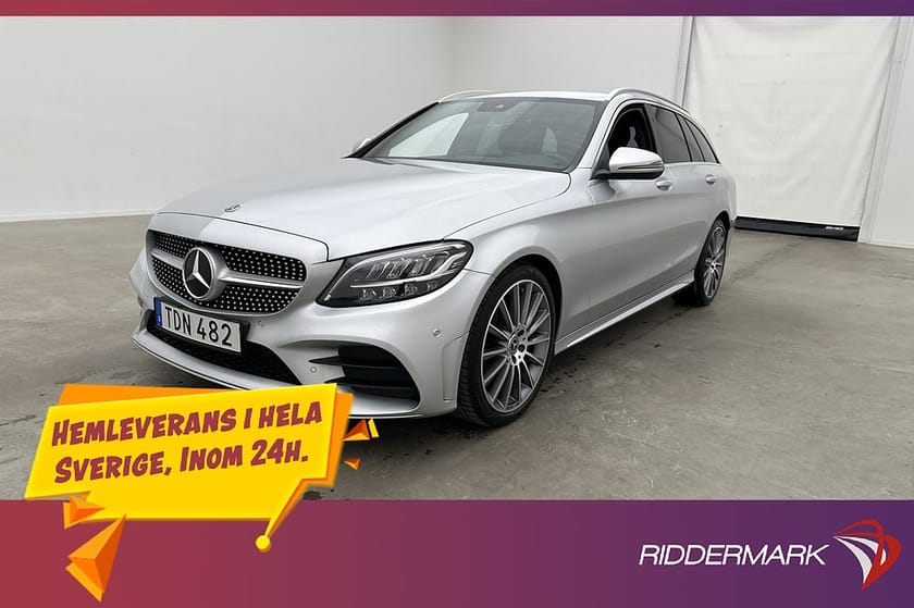 Bild 3 av Mercedes-Benz C 220 T d 194hk AMG Burm Navi Drag Kamera