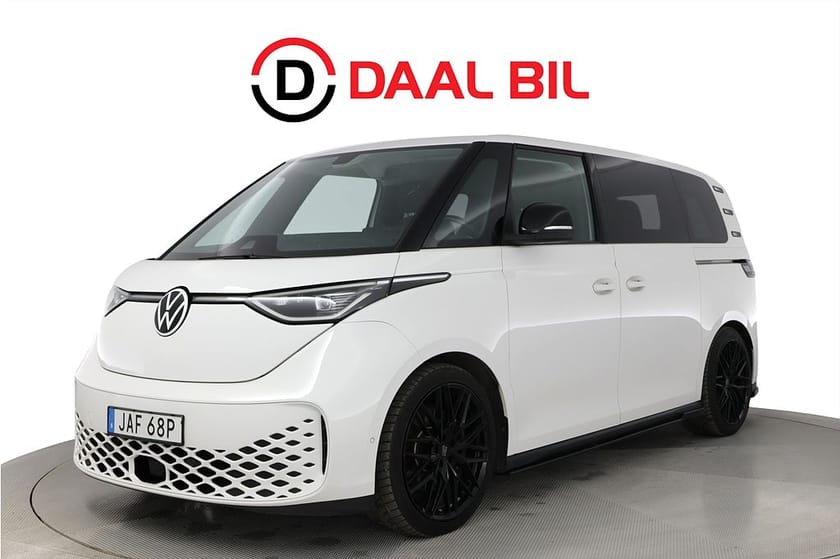 Bild 1 av Volkswagen ID. Buzz 82kWh 204HK 5 SITS PLUS P-VÄRM DRAG B-KAMERA NFC NAVI