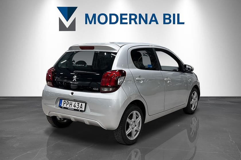 Bild 5 av Peugeot 108 5-dörrar 1.0 VTi Euro 6 Backkamera Bluetooth AC Sv-såld