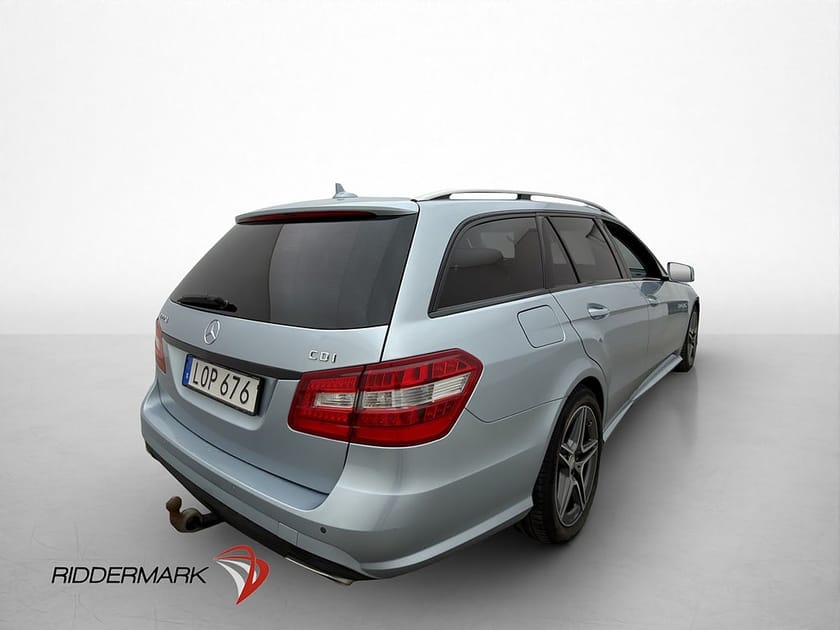 Bild 5 av Mercedes-Benz E 220 T CDI BE AMG Skinn Navi Drag Sensorer