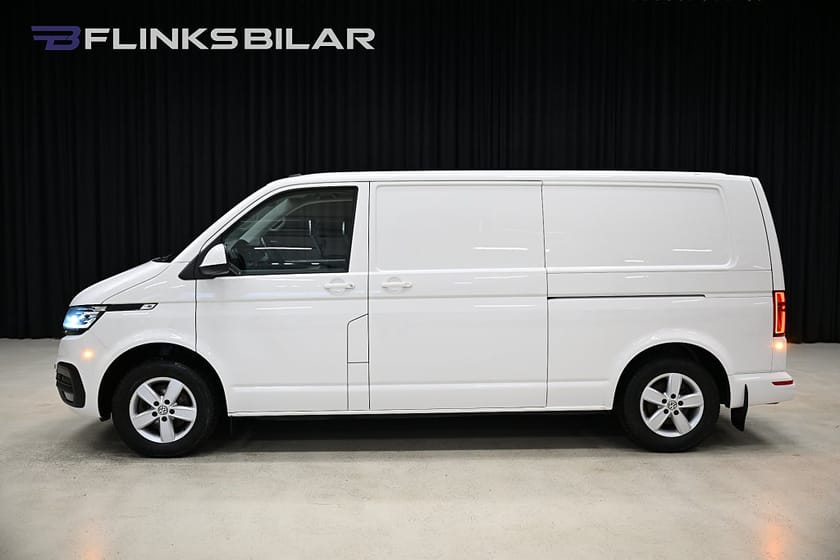 Bild 4 av Volkswagen Transporter 4M 150HK DSG L2|Nedlackad|LED|Dubbeldörr|Dubbelgolv