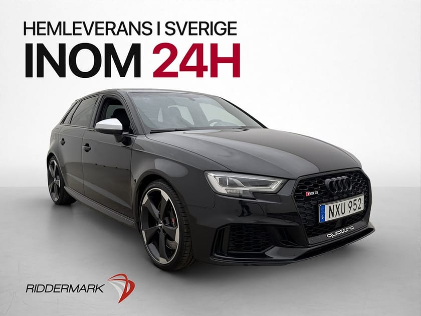 Bild 3 av Audi RS 3 Sportback RS3 2.5 TFSI Q 400hk Cockpit B&O Navi Kamera Skinn