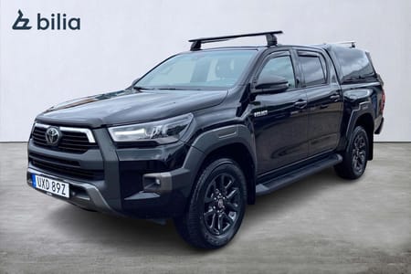 Toyota Hilux Dubbelhytt D-CAB 2,8 Mildhybrid Invincible Komfort Kåpa Dragkrok