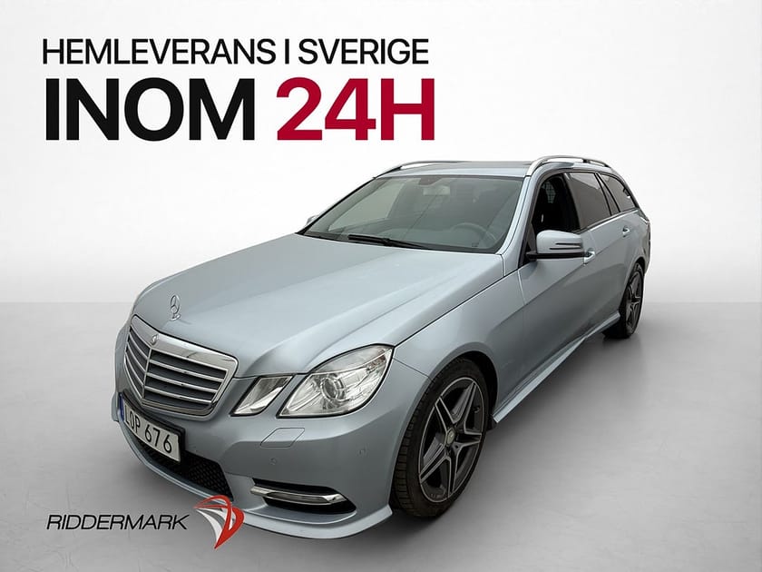 Bild 1 av Mercedes-Benz E 220 T CDI BE AMG Skinn Navi Drag Sensorer
