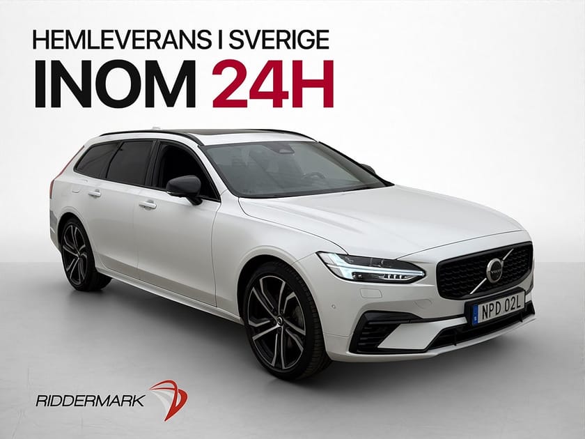 Bild 1 av Volvo V90 Recharge T6 AWD Ultimate Dark Luftfjädring B&W