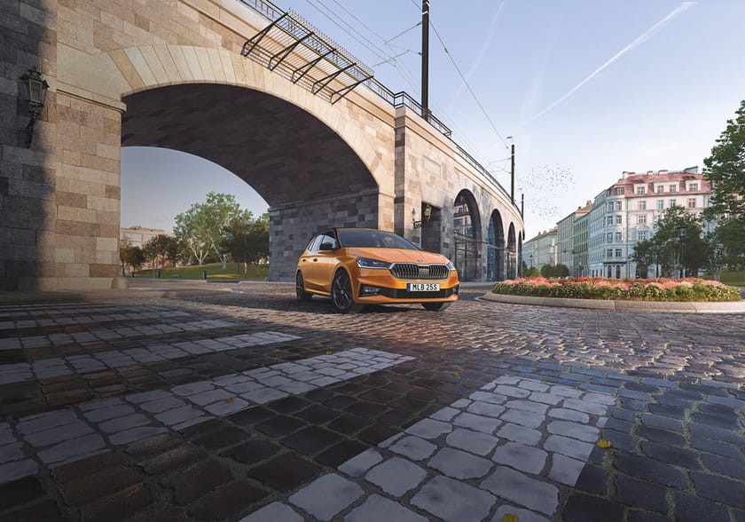 Škoda Fabia bakgrundsbild