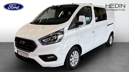 Ford Transit Custom 300 Crew Van LIMITED DUBBELHYTT 2.0 TDCi SelectShift 170hk