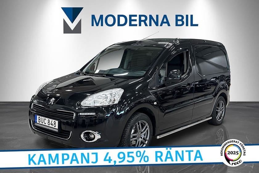 Bild 1 av Peugeot Partner Skåpbil 1.6 90hk Automat Dragkrok PDC Kamrem Bytt