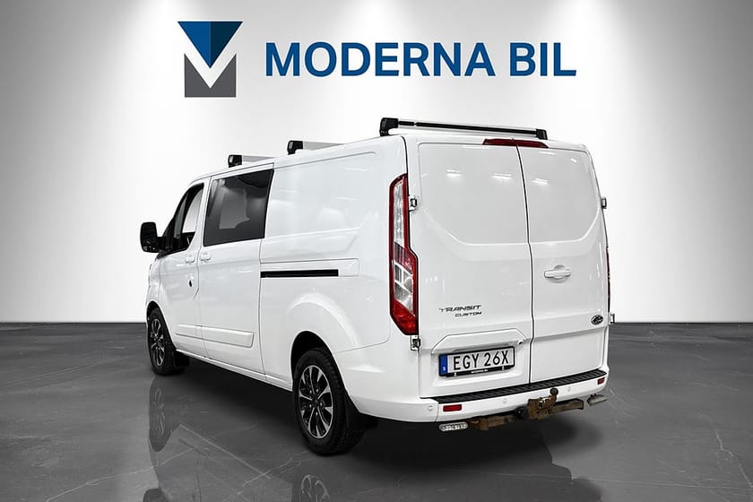 Bild 4 av Ford Transit Custom 340 Crew Van 2.0 170hk 5-sits Drag D-värm B-kam
