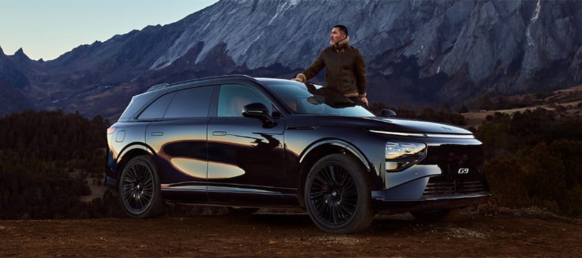 NYA XPENG G9 - upp till 570 km på el. Från 7395 kr/mån bakgrundsbild