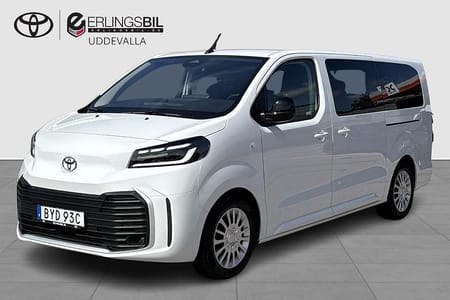 Toyota Proace L1 Verso 2,2D 180HK AUTOMAT SHUTTLE KOMFORTPKT DRAG 9-SITS MOMS
