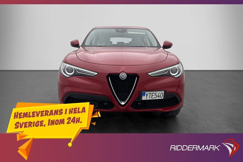 Bild 2 av Alfa Romeo Stelvio Turbo Q4 280hk AWD Navi Kamera Skinn Drag