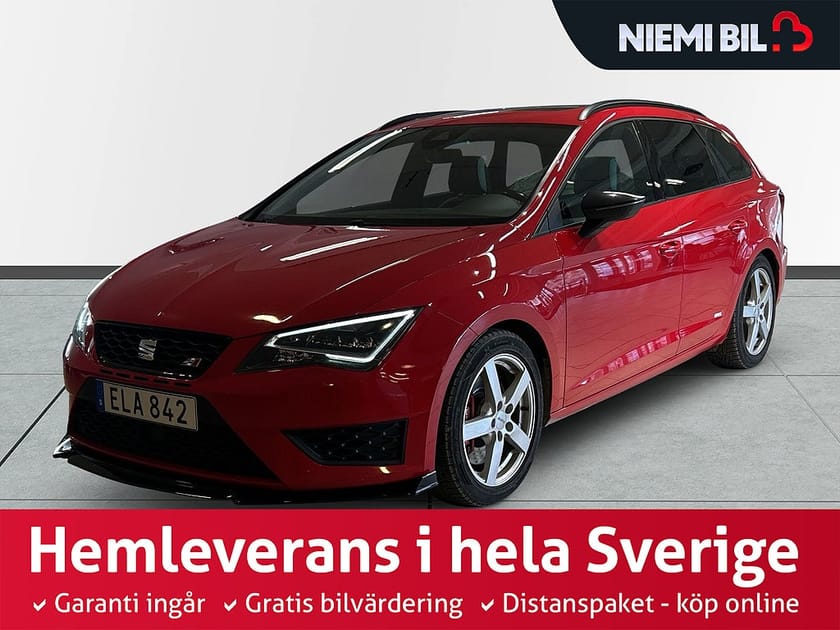 Bild 1 av SEAT León Cupra ST ST 2.0 TSI 290hk Navi Pano CarPlay Kamkedja