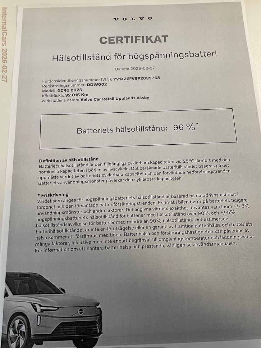 Bild 3 av Volvo XC40 Recharge Single Motor Core / Klimatpaket (SELEKT)