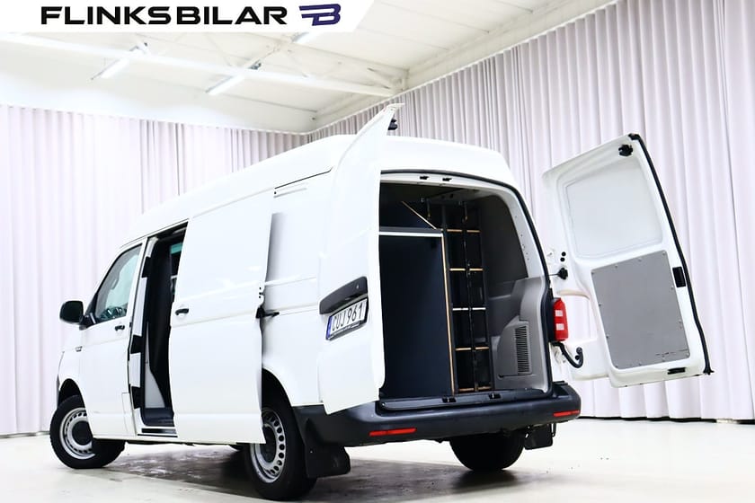 Bild 4 av Volkswagen Transporter 150HK L2 Högtak|Dubbeldörr|Backkamera|Moms