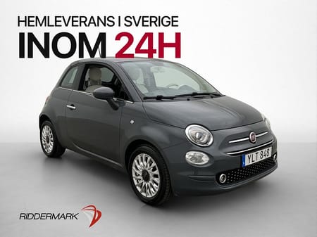 Fiat 500 Lounge 69hk Taklucka Bluetooth Skinn/Tygklädsel