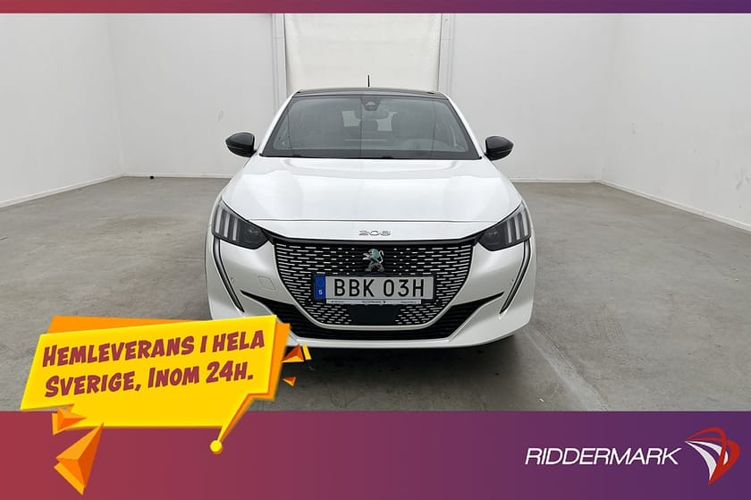 Bild 3 av Peugeot e-208 136hk GT Kamera CarPlay Navi Halvskinn