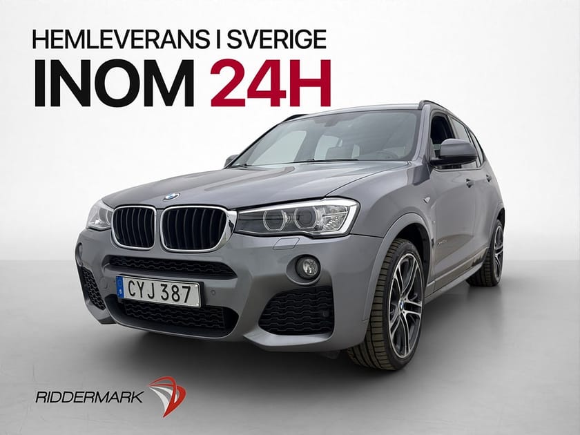 Bild 1 av BMW X3 xDrive20d M Sport Dragkrok Skinn Sensorer Bluetooth
