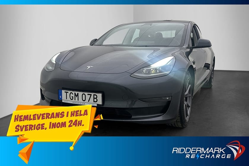 Bild 4 av Tesla Model 3 Long Range AWD Pano B-Kamera Navi AP Skinn