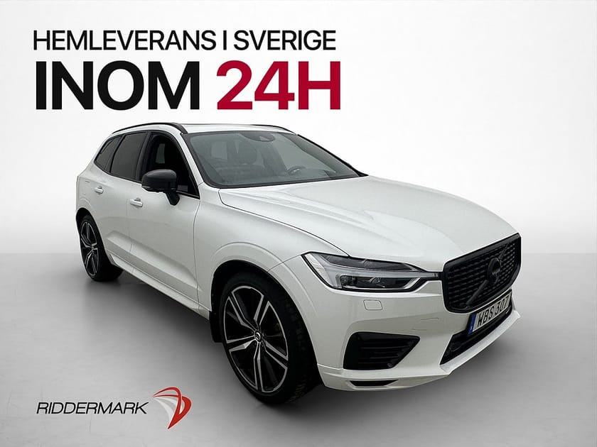 Bild 1 av Volvo XC60 T8 AWD R-Design Pano B&W HUD VOC Värm Kamera Drag