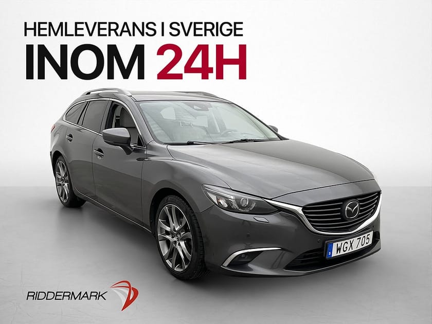 Bild 1 av Mazda 6 Wagon 2.2 175hk AWD Optimum BOSE HuD Kamera Skinn Drag