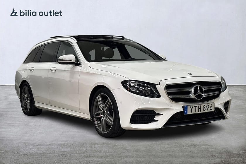Bild 4 av Mercedes-Benz E 220 T d 4MATIC AMG 194hk Panorama Navi Drag Backkamera