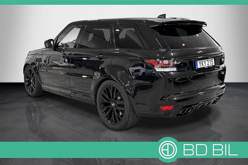 Bild 2 av Land Rover Range Rover Sport SVR 550HK PANO KOLFIBER SKALSTOLAR SESPEC
