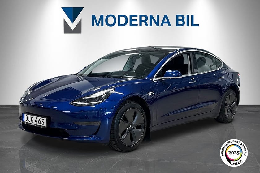 Bild 1 av Tesla Model 3 Standard Range Plus 306hk - Autopilot - Premium - Pano