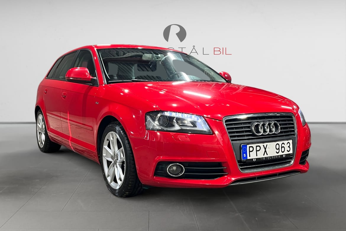 Audi A3 Sportback 1.4 TFSI Manuell, 125hk, 2010