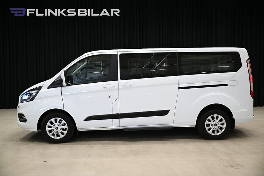 Bild 4 av Ford Tourneo Custom 320 130HK Kombi|9-Sits|Automat|LED|Dubbeldörr|SeUtr!