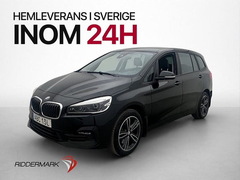 Bild 1 av BMW 218d Gran Tourer 218 Sport line 7-Sit Drag Kamera Rattvärme