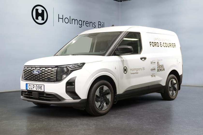 Bild 1 av Ford E-Transit Courier Skåp Trend Elmotor 136 hk