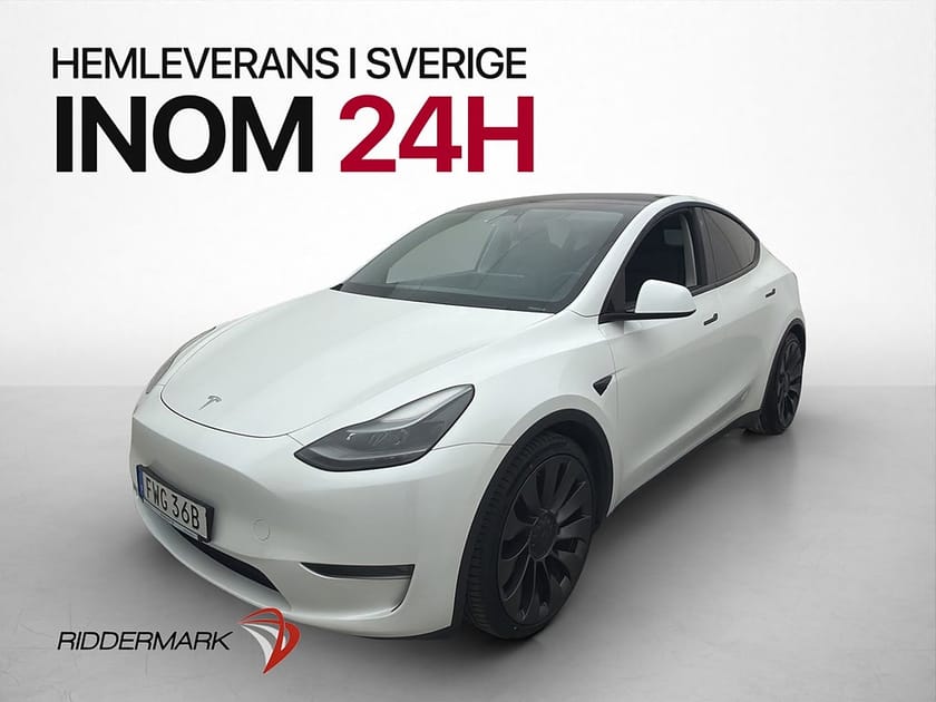 Bild 4 av Tesla Model Y Performance AWD Panorama AP  Drag Värmepump