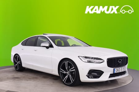Volvo S90 D5 AWD 235hk R-desgin  360 B&W Pano HuD Navi Värm Elstol