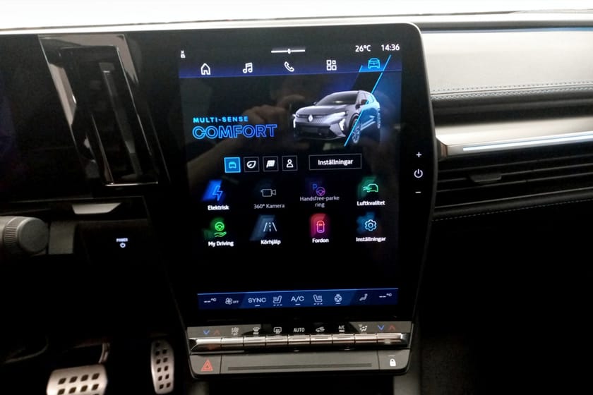 Bild 5 av Renault Scenic E-Tech Scénic Electric esprit Alpine 87kWh/220 - 20" fälgar, Google Maps, 360-Kamera