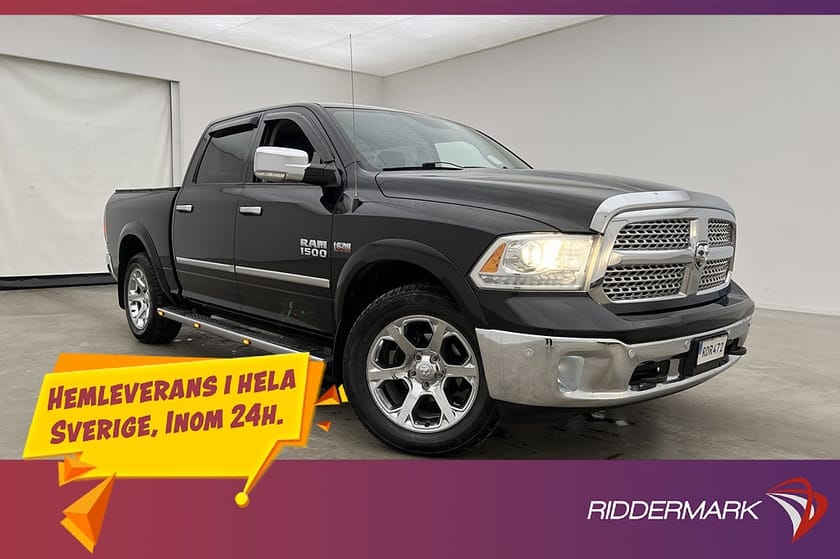Bild 1 av RAM 1500 Crew Cab Dodge Laramie 5.7 4x4 Luft Drag Skinn Alpine Taklucka