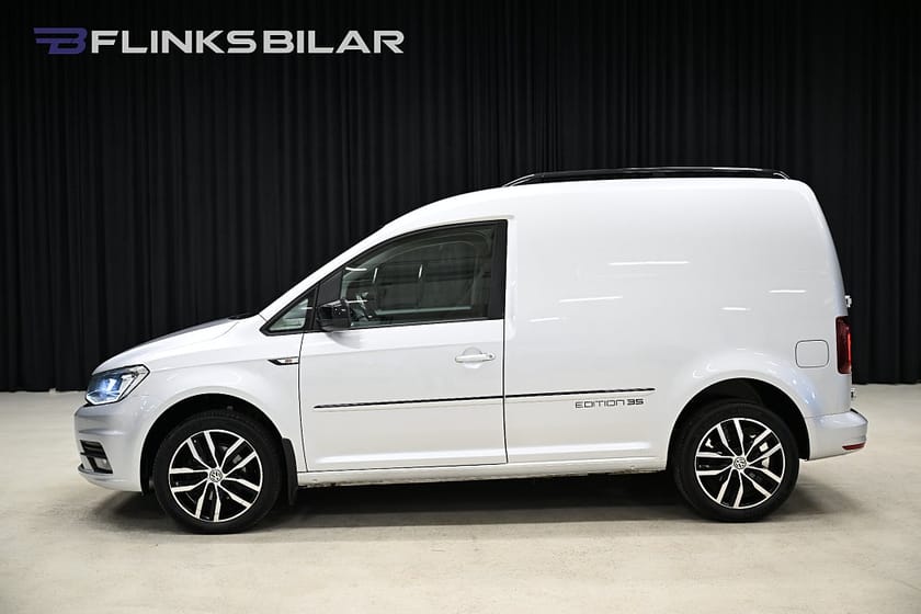 Bild 2 av Volkswagen Caddy Van DSG 102HK Edition35|Nedlackad|LED|Drag|Värmare|Leasbar