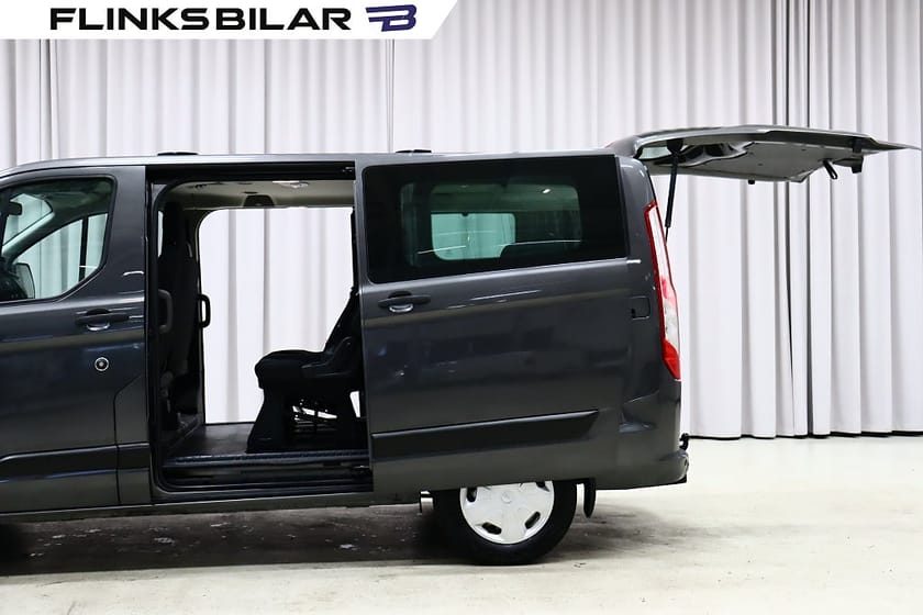 Bild 4 av Ford Transit Custom 320 Kombi 130HK Automat|9-Sits|Drag|Värmare|Momsbil
