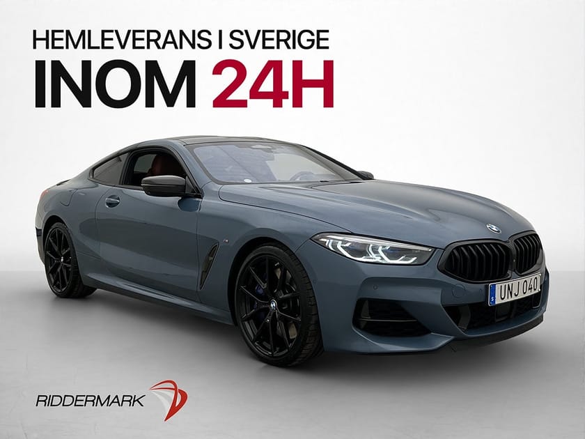 Bild 3 av BMW M850i xDrive Coupé 530hk B&W Kolfiber HuD Navi 360°