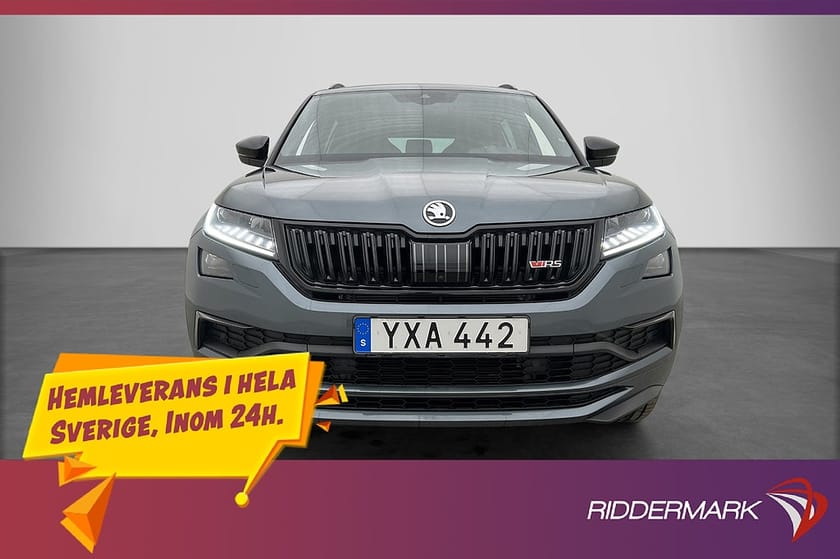 Bild 2 av Škoda Kodiaq RS 7-Seater Skoda 2.0 TDI 4x4 240hk 7Sits D-Värm Cockpit B-Kam