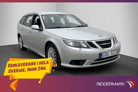 Saab 9-3 SportCombi 160hk Linear Dragkrok Två-Bruk 0,6l/mil