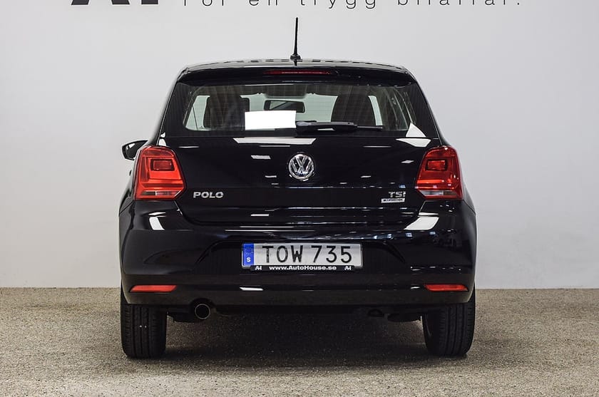 Bild 5 av Volkswagen Polo 5-dörrar 1.2 TSI 90HK Nyservad Garanti