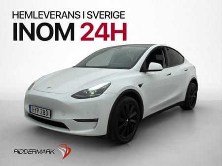 Tesla Model Y Long Range AWD Värmepump Rattvärme Svensksåld