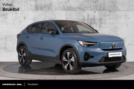 Volvo C40 Recharge Single Motor 231 hk Ultimate. 360 kam/Krok/20"/Pan soltak/Oppv.ratt