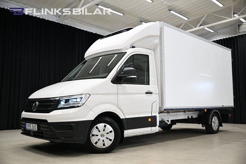 Bild 1 av Volkswagen Crafter Chassi 177HK Automat Volymskåp Kylbil Leasebar