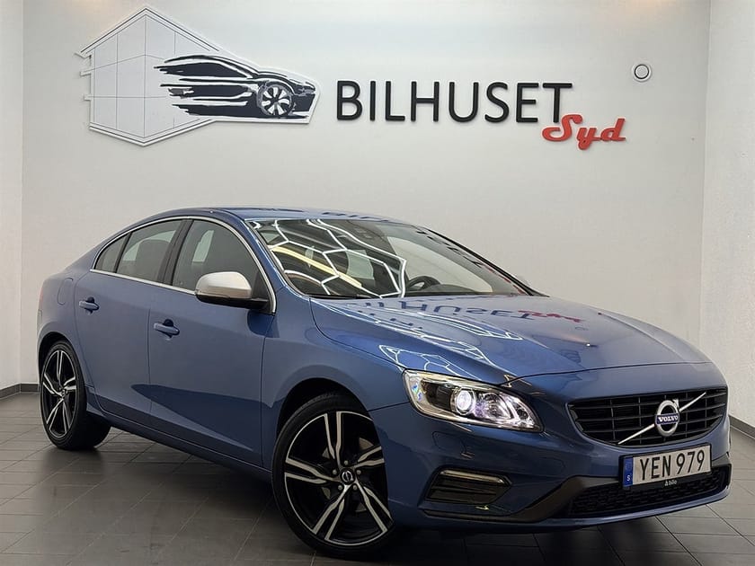 Bild 1 av Volvo S60 D4 190hk R-Design Läder/Värmare/Krok/Rattvärme/2Brukare