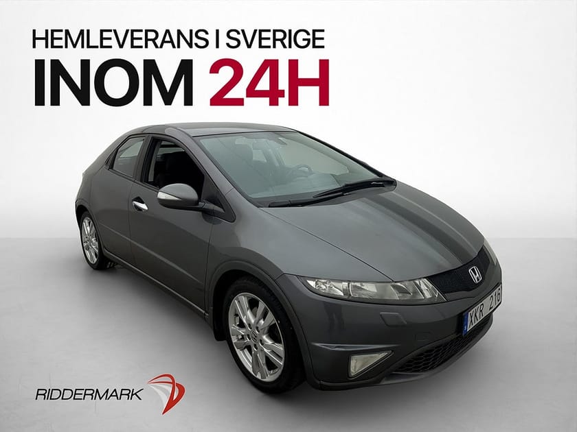 Bild 1 av Honda Civic 1.8 i-VTEC 140hk P-Sensorer Farthållare