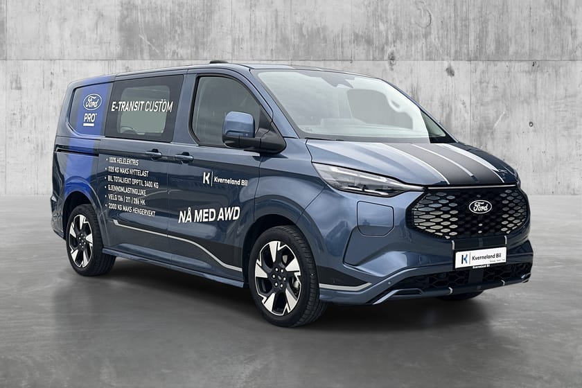 Bilde 3 av Ford E-Transit Custom 320 Sport L1 286hk ACC/360-kamera/Varme ratt/Krok