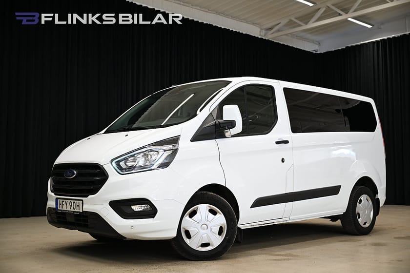 Bild 1 av Ford Transit Custom 320 Kombi 130HK Automat|9-Sits|Värmare|Backkamera|NyKamrem
